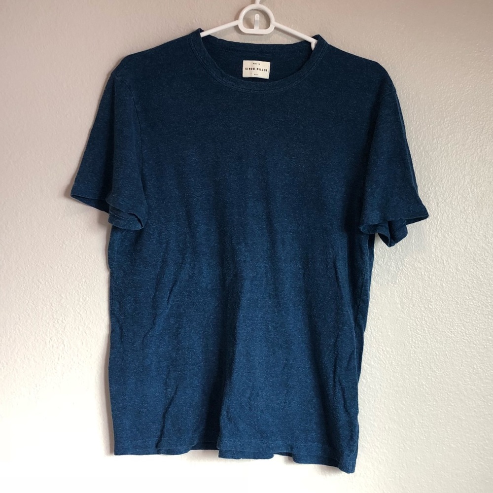 Simon Miller silk cotton blend indigo tee